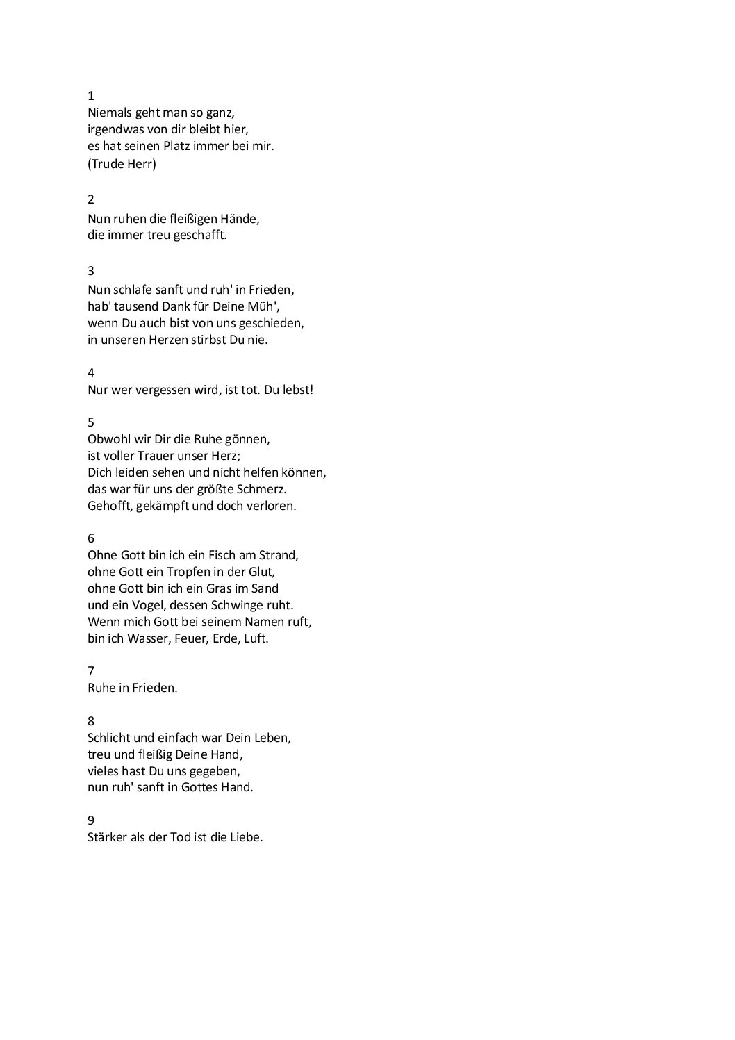 Trauersprüche