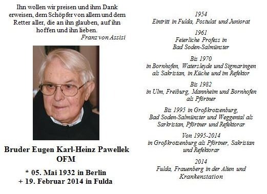 Sterbebildchen als Gestaltungsbeispiel, mit Schwarzweißporträt, Zitat von Franz von Assisi und Lebenslauf, gestaltet von Schaack Bestattungen Hanau