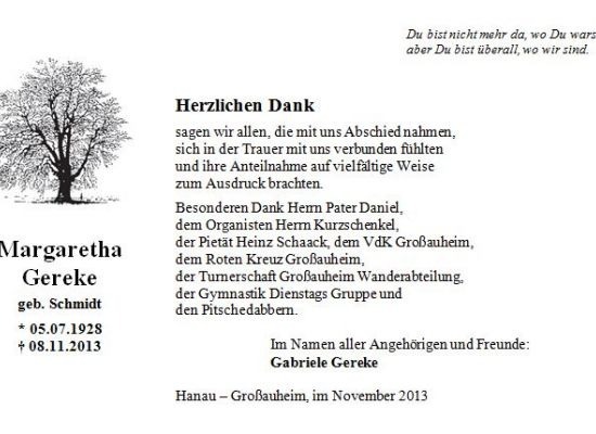 Trauerkarte als Gestaltungsbeispiel, mit gezeichnetem Baum, gestaltet von Schaack Bestattungen Hanau